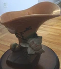Roseville Pottery Magnolia Terra Cotta Cornucopia 185-8”