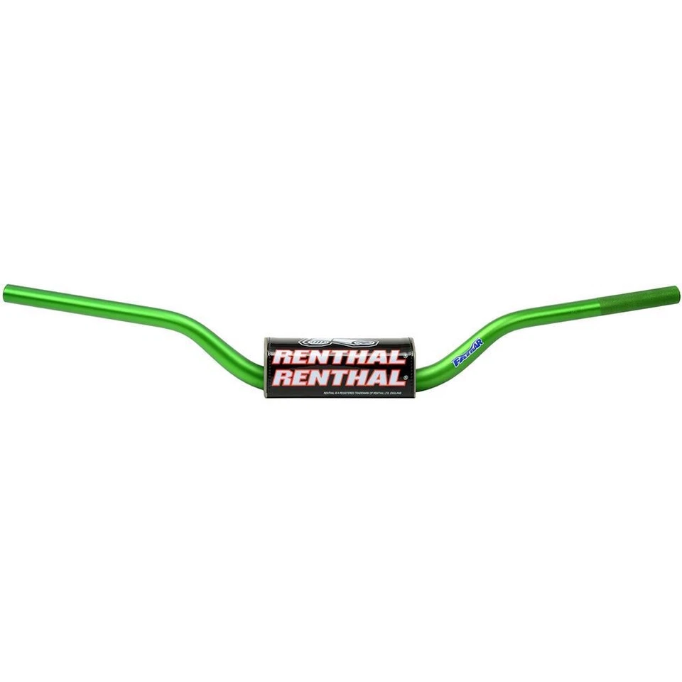 Manillar Renthal Fatbar 28 mm sin refuerzo verde para Triumph Tiger 800 XR 2015-2018 Foto 2 de 4
