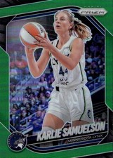 2025 Panini Prizm WNBA #102 Karlie Samuelson Green Prizms