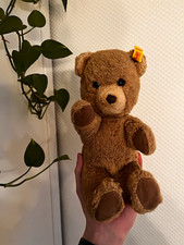 Steiff Pl&uuml;schb&auml;r Teddyb&auml;r Braun/Beige mit Knopf im Ohr, Nr. 5020