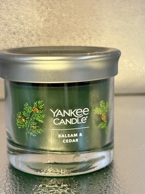 Yankee Candle Balsam & Cedar Small 4.3oz. Scented Jar Candle NEW - unused