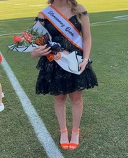 Sherri Hill Black Short Formal Size 10