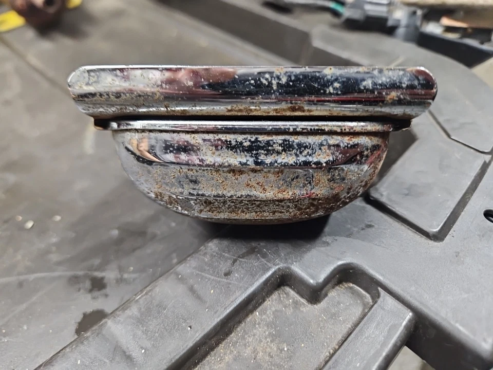 Cenicero cromado GHE 34638 Porsche 356 B C con soporte ORIGINAL Foto 3 de 4