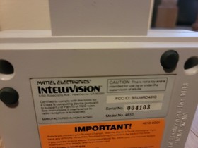 Intellivision II Video Game System Changer By Mattel Electronics /  Working
