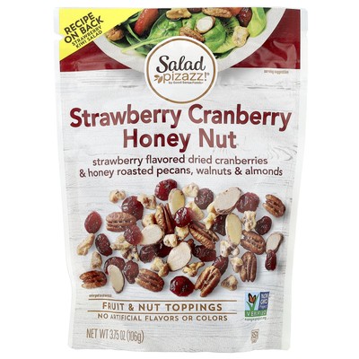 Fruit & Nut Toppings, Strawberry Cranberry Honey Nut, 3.75 oz (106 g)