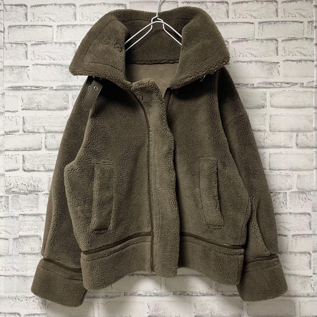 Excellent condition SNIDEL bomber jacket boa jack… - image 16