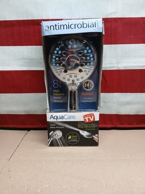8-Spray Patterns 4.5 in. Wall  Dual Shower Head As Seen On TV Factory Sealed!!