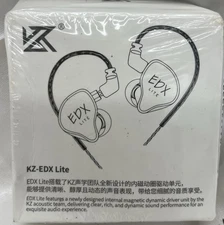 KZ EDX Lite IEM Monitor Headphones Dynamic HIFI Bass Clear Earbuds in Ear Wired