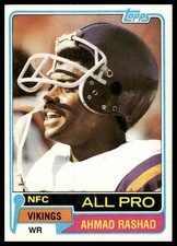 Ahmad Rashad 1981 Topps #140 Minnesota Vikings