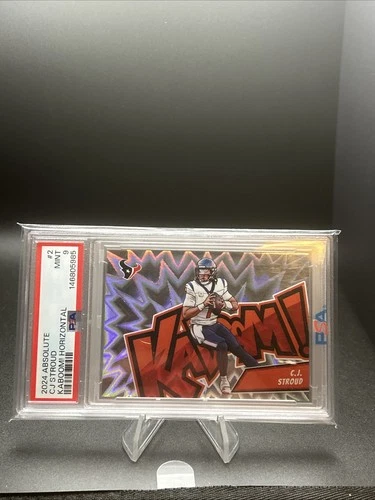 2024 Panini Absolute Kaboom! Horizontal C.J. Stroud #2 Texans Case Hit PSA 9