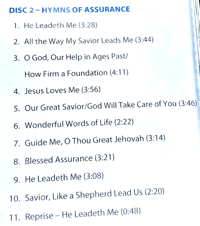 Our Daily Bread - Symphonic Hymns and Hymns of Praise- Music CD - Like New Foto 4 de 4