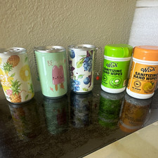 Wish Hand Sanitizer Wipes Fresh Kiwi w/ Vitamin E 20 Ct 2 Canisters