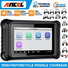 ANCEL MT700 Motorcycle Diagnostic OBD2 Scanner Oil Service Reset For BRP Sea-Doo