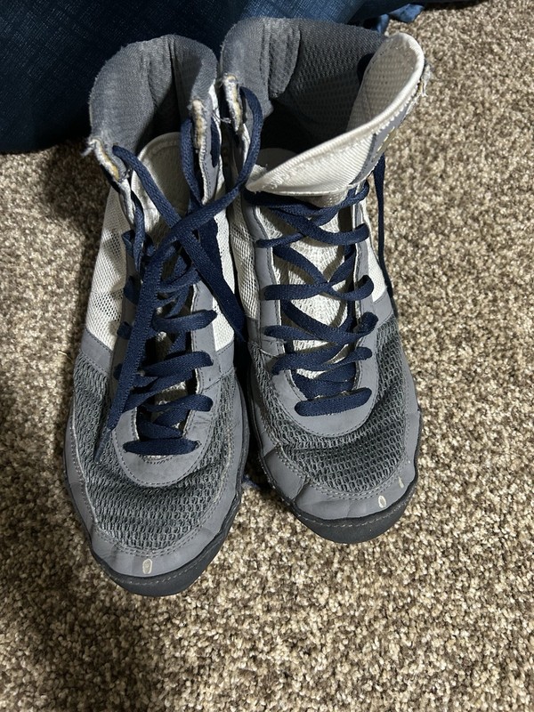 Adidas Grey Size 11 Wrestling Shoe