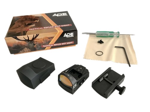 Ade RD3-012 Waterproof RED Dot Sight + F1 Smith Wesson MP Shield SD40VE SD40 SD9 - Picture 7 of 12