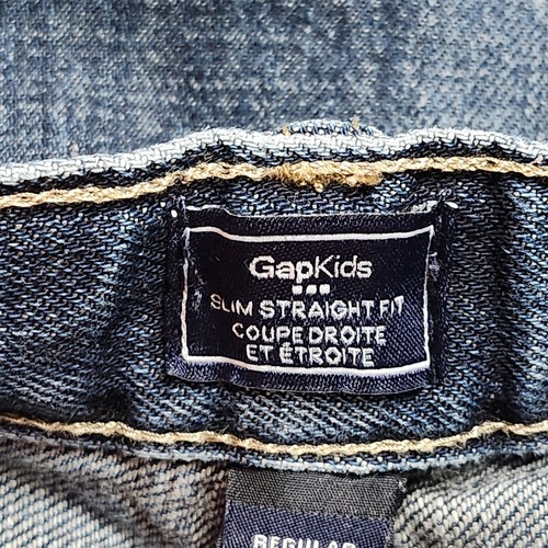 Gap Kids Girls Jeans Size 6 Regular Slim Straight Leg Cotton Blue Denim Faded - Picture 9 of 12