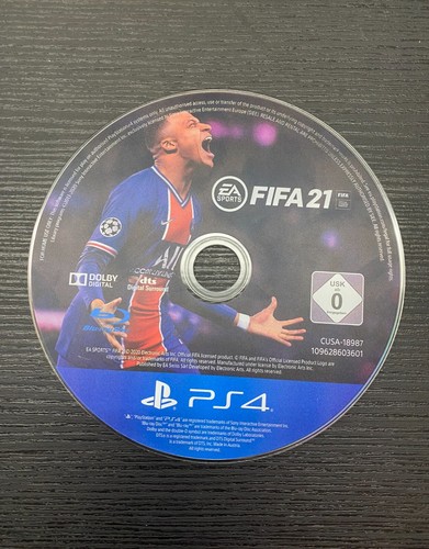 CD SEUL Fifa 21 PS4 Loose PAL Sony PlayStation 4 - Picture 1 of 2