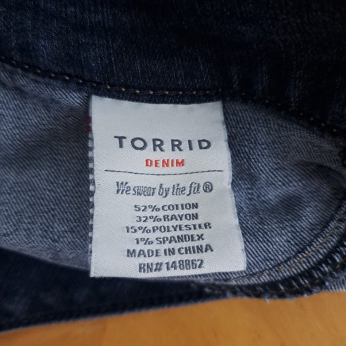 Torrid Denim Jeggings Damen Größe 16R Blau Medium Wash Stretch 27,5 Zoll Schrittlänge - Bild 14 von 16