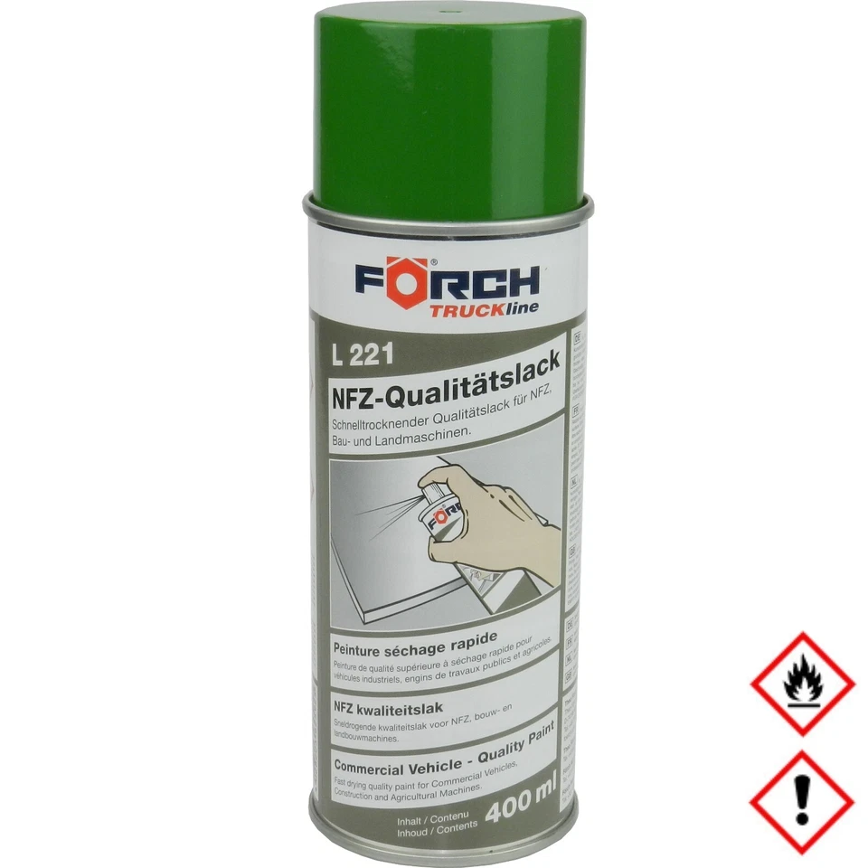 Spraydose JOHN DEERE GRÜN Lackspray Förch L221 Landmaschine Traktor