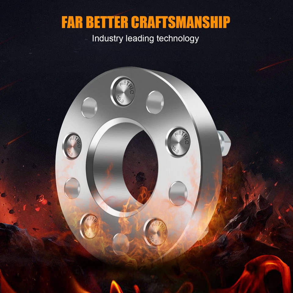 Separadores de rueda 4X 1" 25mm 5x4.5 5x114.3 para Mazda 3 6 CX-3 CX-5 CX-9 Ford Fusion Foto 4 de 4