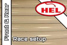 WHITE Rocket III 2004-2010 RACE SETUP + REAR HEL BRAIDED BRAKE LINES.