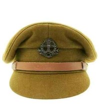 British WWII Officer Peaked Visor Cap- Size US all sizes