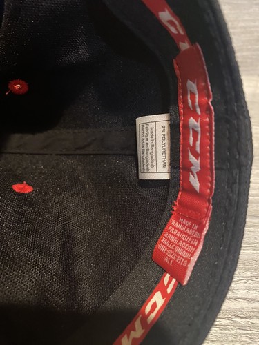 CCM Hockey JET SPEED Hat Snapback Red Black Cap Sports - - Picture 10 of 18
