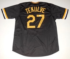 KENT TEKULVE AUTOGRAPHED CUSTOM JERSEY (PITTSBURGH PIRATES) - JSA COA!