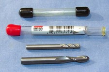 IMCO Carbide End Mills UN Coated 4 and 2 Flute 2Pcs Lot