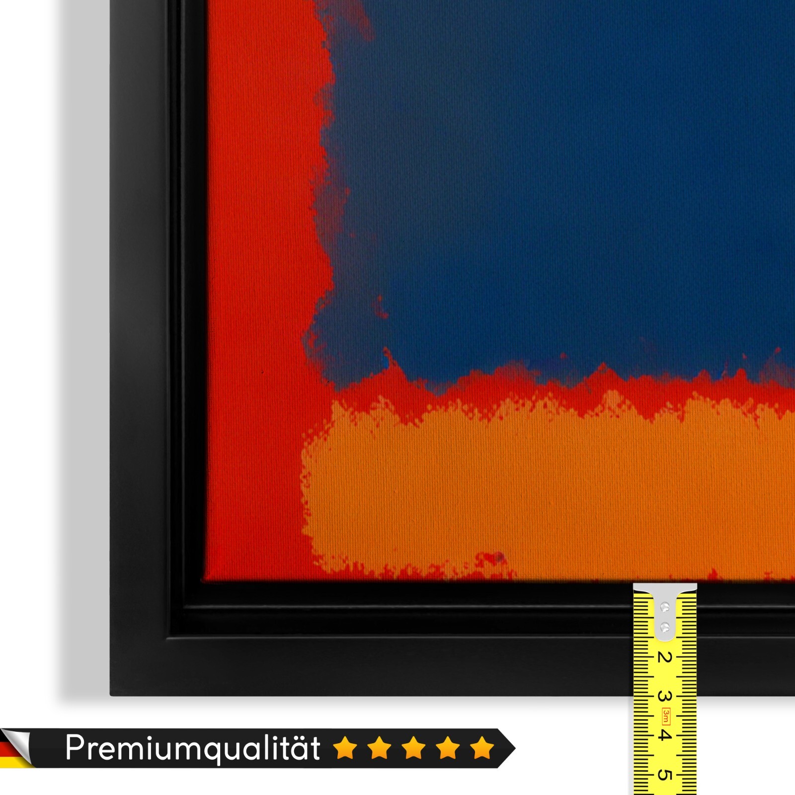 Mark Rothko blu arancione rosso riproduzione su tela, arte, quadro da parete, arte da parete foto 4