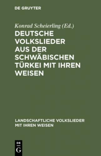 Thumbnail - Deutsche Volkslieder Aus Der Schwäbischen Türkei Mit Ihren Weisen 6743