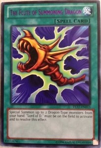 The Flute of Summoning Dragon - Green - DL17-EN013 - Rare - Unlimited Edition x3