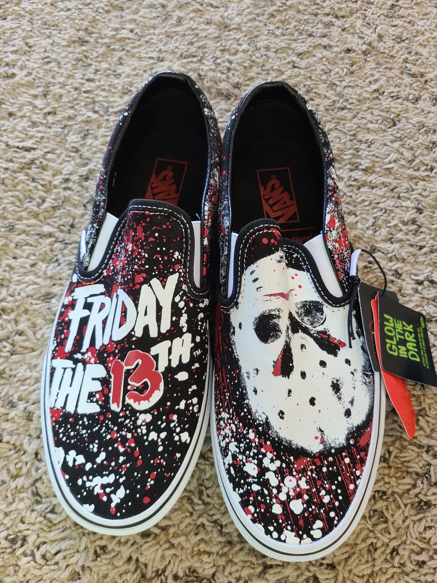 VANS x House Of Terror FRIDAY THE 13th Mens Sz 10 Jason Voorhees