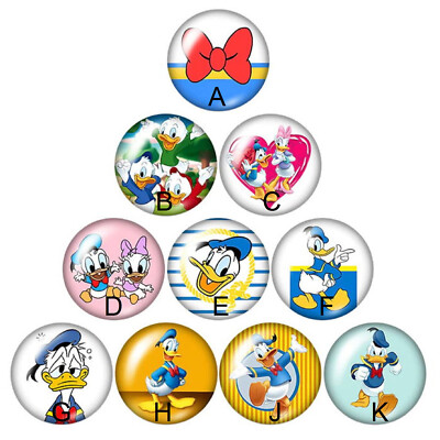 CLICK BUTTON SNAP WECHSEL DRUCKKNOPF 18 mm CHUNK Donald u Verwandschaft