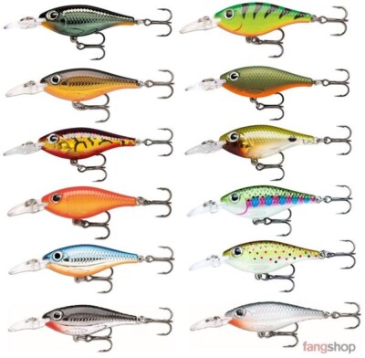 Rapala Ultra Light Shad 4cm Wobbler Barsch Raubfischköder Angelköder