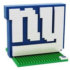 FOCO BRXLZ NFL New York Giants Team Logo 3-D Construction Toy