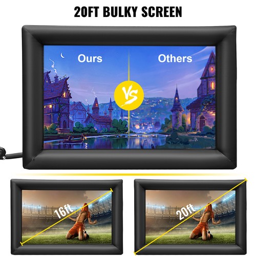VEVOR Inflatable Movie Screen Inflatable Projector Screen 6M for Outdoor Theater - Zdjęcie 2 z 12
