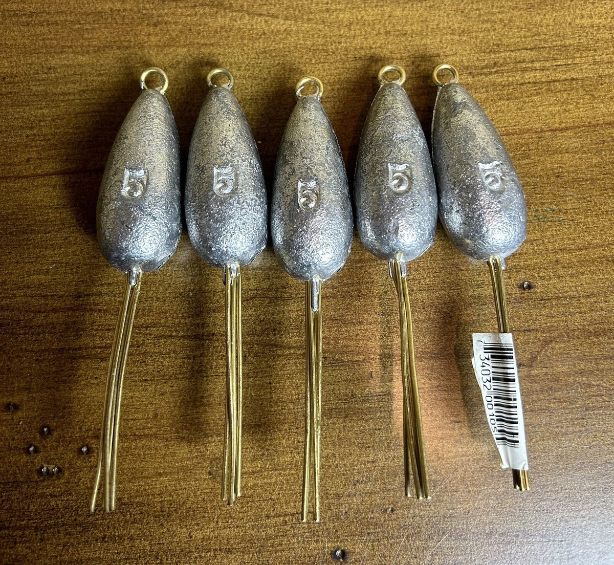 格闘技set 5 SPIDER SINKER, SURF WEIGHT, MUD WEIGHT, CLAW SINKER 5OZ. W/ 2 1