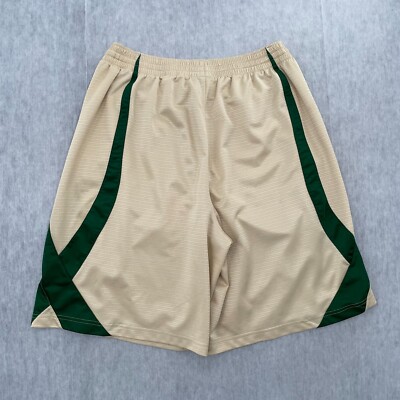 USF Bulls Shorts Adult Medium Gold South Florida Basketball Nike Team Logo Men M
