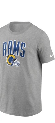 NWT Los Angeles Rams Nike Heather Gray Team Issue Shirt Mens XL 