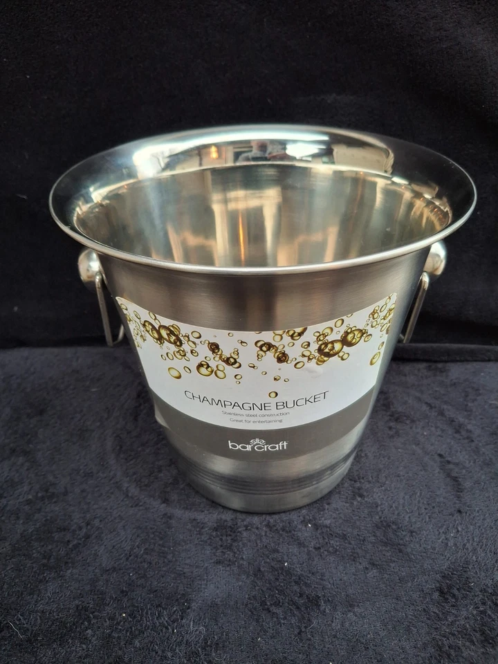 BARRA ARTESANAL CUBO CHAMPAGNE ACERO INOXIDABLE - NUEVO CON ETIQUETA Foto 2 de 4