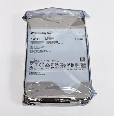 ★ 14TB ★ Western Digital DC HC530 HDD Amazon.com: Western Digital 14TB Ultrastar DC HC530 SATA HDD
