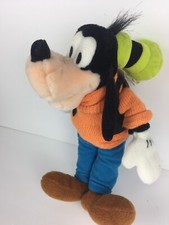 Disneyland Goofy Bean Bag Plush 10" Tall Classic Outfit New w/tags