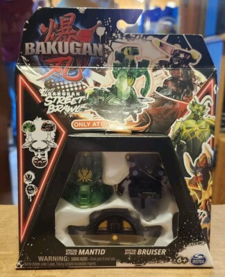 Bakugan Street Brawl Special Attack Mantid & Bruiser Figure 2-Pack
