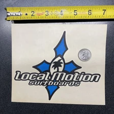 VINTAGE LOCAL MOTION STICKER/ DECAL/LARGE/ SURFING