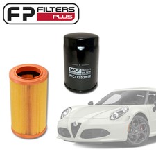 Wesfil Oil & Air Filter Service Kit fits Alfa Romeo 4C TBi - WA5487 - WCO253 