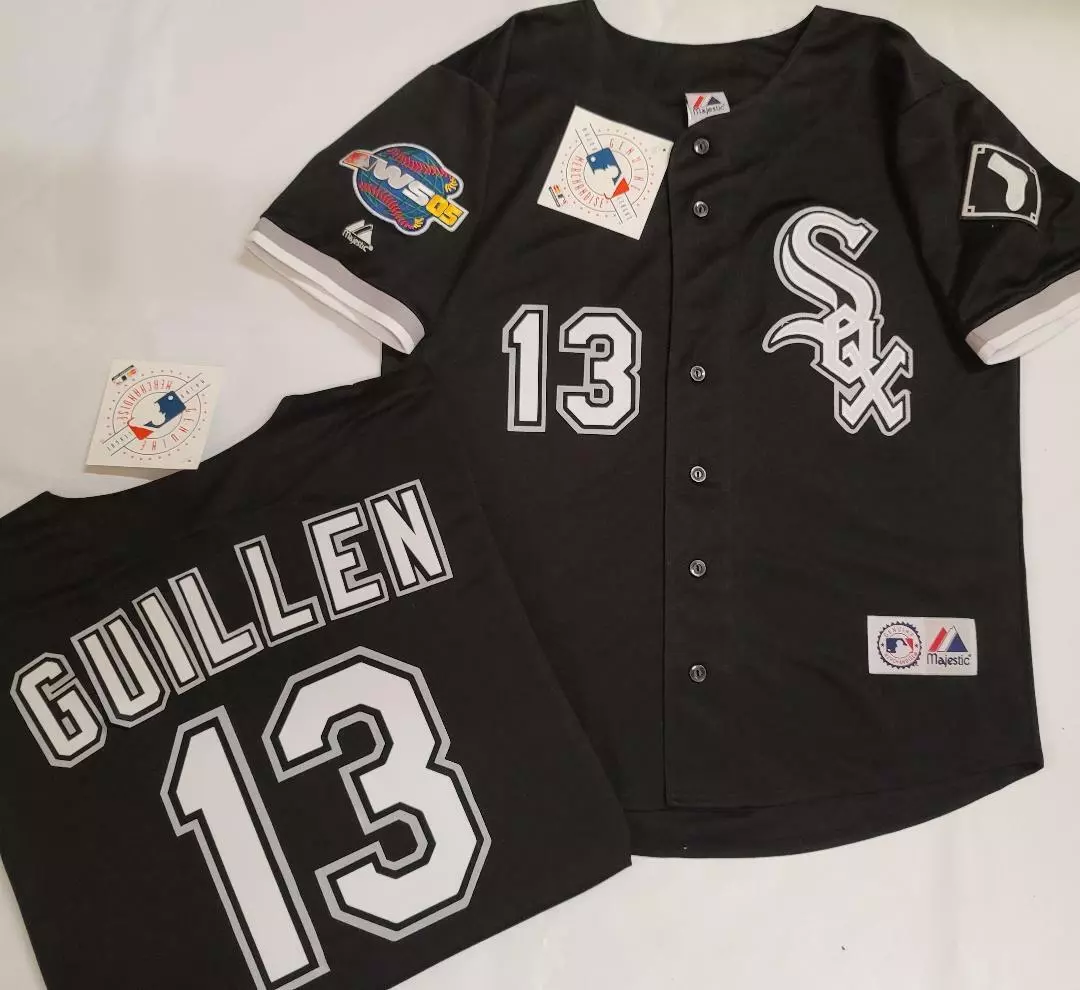 All black sales white sox jersey