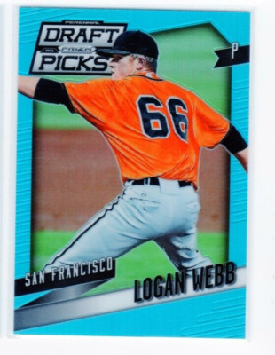 2014 Panini Prizm Perennial Draft Picks Powder Blue #18 Logan Webb 69 /199 W2