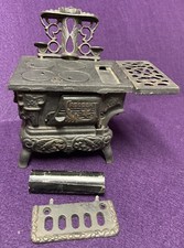 Crescent Cast Iron Stove Salesman Sample w some Accessories AS IS Please Read