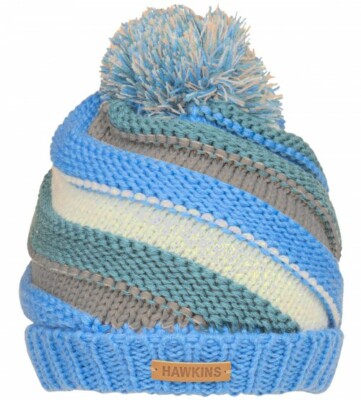 SSP Mützen Mädchen Grobstrick Twist Beanie Bommelmütze 